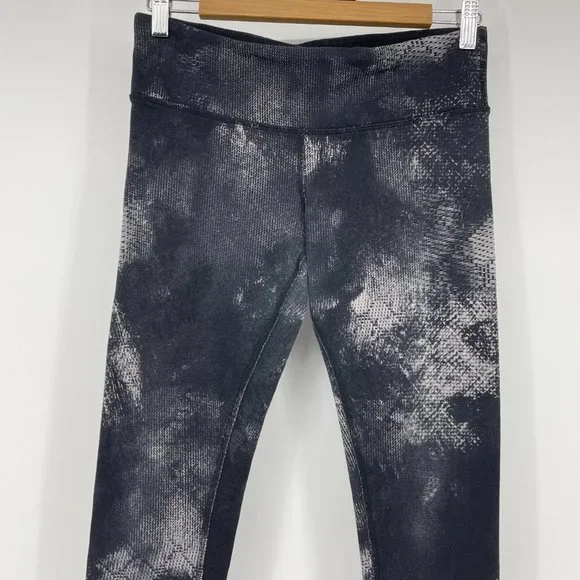 Alo Yoga Black Smoke Airbrush print leggings Med - Picture 5 of 14